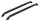 Pickup bed rail set (2 pcs) 1135mm black powder coated HSP