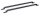 Pickup bed rail set (2 pcs) 1790mm black powder coated HSP