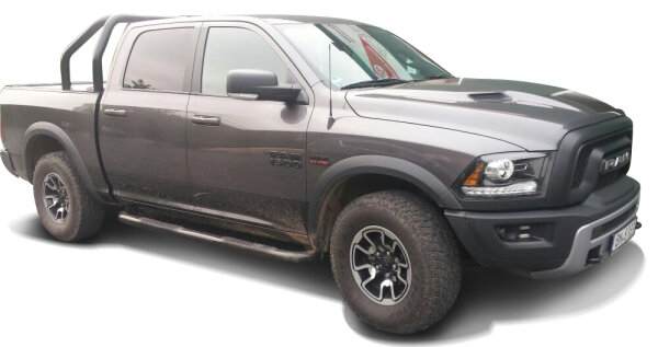 Side bars 3" black HSP fitting Dodge Ram Crew Cab 2009-2018