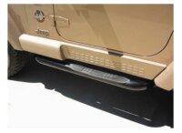 Side bars black HSP fitting Jeep Wrangler TJ 1996-2006