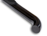 Side bars black HSP fitting Jeep Wrangler JK 2007-2017 2-door