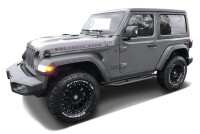 Black Rock side bars black fitting Jeep Wrangler JL 2018-...