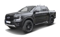 Side bars black HSP fitting Ford Ranger 2012-2022 Double Cab