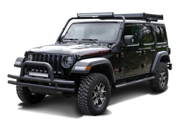 Side bars black HSP fitting Jeep Wrangler JL 2018- 4-door