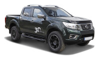 Black Stealth side bars fitting Nissan Navara D231 NP300 2016- Double Cab
