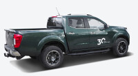 Black Stealth side bars fitting Nissan Navara D231 NP300 2016- Double Cab