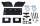 Rear bumper black HSP fitting Jeep Wrangler JK 2007-2017