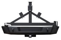 Rear bumper black HSP fitting Jeep Wrangler JK + spare...