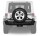 Rear bumper black HSP fitting Jeep Wrangler JK + spare wheel carrier