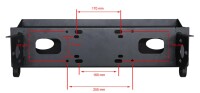 Front bumper steel black + UFS HSP fitting Suzuki Jimny 2018-