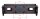 Front bumper steel black + UFS HSP fitting Suzuki Jimny 2018-