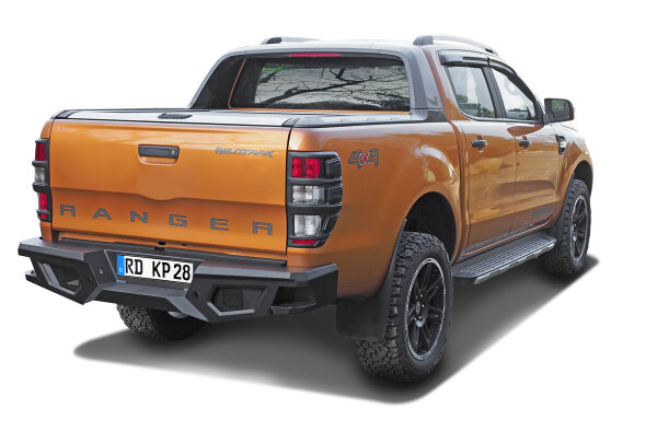 Rear bumper black HSP fitting Ford Ranger 2012-2022 without tow bar