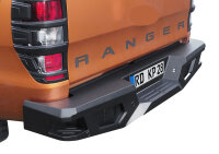 Rear bumper black HSP fitting Ford Ranger 2012-2022 without tow bar