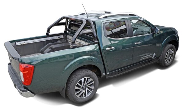 Running Boards "Shark-Design" HSP passend f&uuml;r Nissan Navara NP300 2015- Doppelkabine