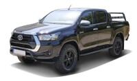 Running boards "Shark-Design" HSP fitting Toyota Hilux 2016- Double Cab