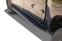Running boards "Shark-Design" HSP fitting Toyota Hilux 2016- Double Cab