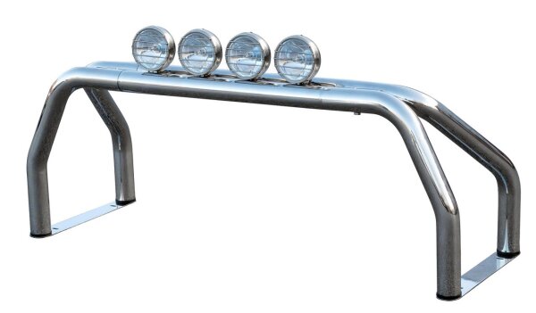 &Uuml;berrollb&uuml;gel Edelstahl 63 mm verstellbar gro&szlig; (170-190 cm) HSP