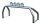 &Uuml;berrollb&uuml;gel Edelstahl 63 mm verstellbar gro&szlig; (170-190 cm) HSP
