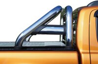 HSP Ladekantenabdeckung + &Uuml;berrollb&uuml;gel Edelstahl passend f&uuml;r Ford Ranger Doppelkabine
