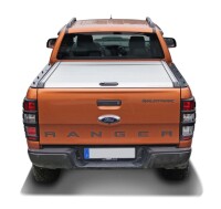 HSP bed rail cover + roll bar Black Stealth with luggage basket fitting Ford Ranger Raptor 2019-2022 Double Cab