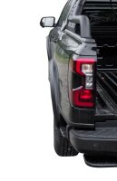 HSP Ladekantenabdeckung + &Uuml;berrollb&uuml;gel Black Stealth mit Gep&auml;ckkorb passend f&uuml;r Ford Ranger 2023- Doppelkabine