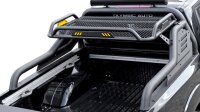 Roll bar Black Stealth 76 mm with luggage basket fitting Ford Ranger Raptor 2019-2022
