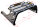 Roll bar Black Stealth 76 mm with luggage basket fitting Ford Ranger Raptor 2019-2022