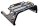 Roll bar Black Stealth 76 mm with luggage basket fitting Ford Ranger Raptor 2019-2022