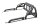 Black Hunter roll bar fitting Toyota Hilux 2016- Double Cab
