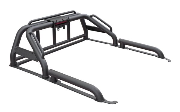 Black Hunter &Uuml;berrollb&uuml;gel passend f&uuml;r Toyota Hilux 2016- Doppelkabine + Seilwindenplatte