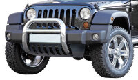 Skid plate Alu black HSP fitting Jeep Wrangler JK 2007-2017