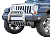 Skid plate Alu natur HSP fitting Jeep Wrangler JK 2007-2017