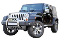 Skid plate Alu natur HSP fitting Jeep Wrangler JK 2007-2017