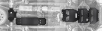 Skid plate aluminium 5-piece HSP fitting Ford Ranger...