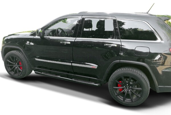 Side bars black HSP fitting Grand Cherokee WK 2010-2020