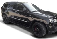 Side bars black HSP fitting Grand Cherokee WK 2010-2020