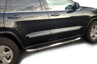Side bars stainless steel HSP fitting Grand Cherokee WK 2010-2020
