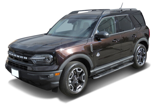 Schwellerrohre schwarz HSP passend f&uuml;r Ford Bronco Sport 2021-