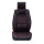 Front seat covers suitable for Nissan Juke from 2010 in color Black White Set of 2 Honeycomb design