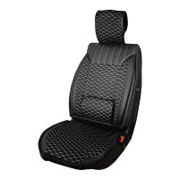 Front seat covers suitable for Volkswagen Caddy and Maxi from 2007 in color beige Set of 2 Honeycomb design