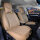 Front seat covers suitable for Dacia Duster from 2010 in color beige Set of 2 Check design