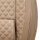 Front seat covers suitable for Dacia Duster from 2010 in color beige Set of 2 Check design