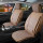Front seat covers suitable for Porsche Cayenne from 2002 in color beige Set of 2 Check design
