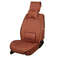 Front seat covers suitable for Ford C MAX from 2003 in color cinnamon Set of 2 Checkered mix