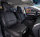 Sitzbez&uuml;ge passend f&uuml;r Toyota Land Cruiser Prado ab 2002 in Schwarz/Wei&szlig; 2er Set Wabendesign