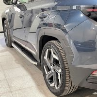 Trittbretter passend f&uuml;r Hyundai Tucson ab Bj. 2021 Ares Chrom mit T&Uuml;V