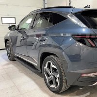 Running Boards suitable for Hyundai Tucson from 2021 Ares black with T&Uuml;V